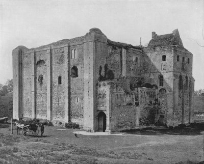Castle Rising (zw/w foto) door English Photographer
