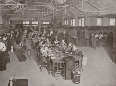 Centrale Londen Postkantoor Telefooncentrale, Carter Lane, Oost-Centraal door English Photographer