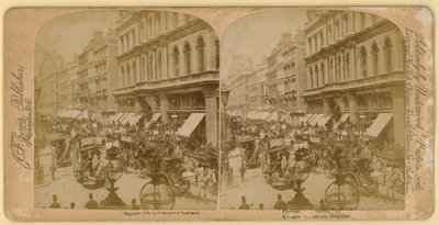 Cheapside, Londen; stereoscopisch beeld door English Photographer