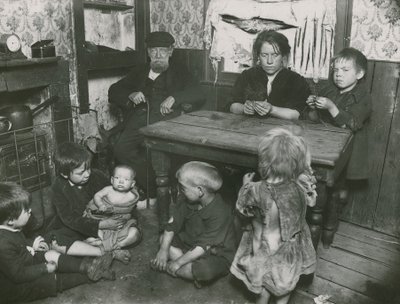 Kinderarmoede, Londen door English Photographer