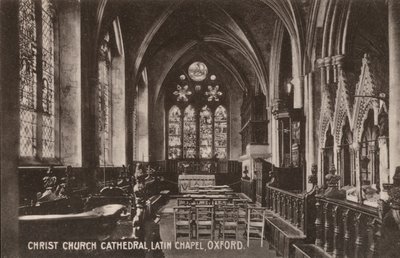Christ Church Kathedraal, Latijnse Kapel, Oxford door English Photographer