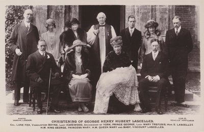 Doop van George Henry Hubert Lascelles door English Photographer