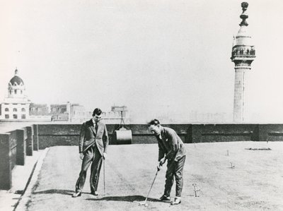 Stedelijke golfers gezien vanaf het Monument door English Photographer