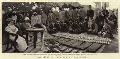 Beschaving in Assam bij Udalguri door English Photographer