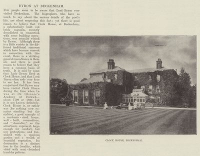 Clock House, Beckenham door English Photographer
