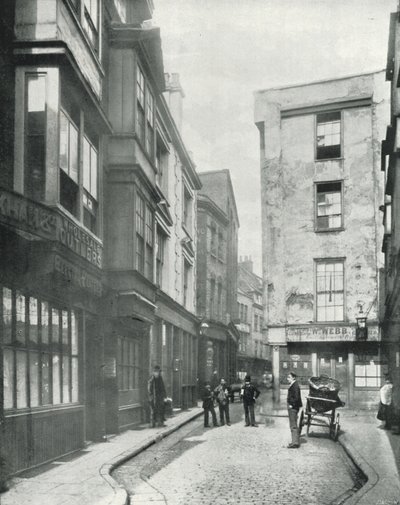 Cloth Fair, een schilderachtig stukje oud Londen door English Photographer