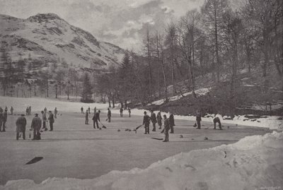 Curling bij Birnam door English Photographer