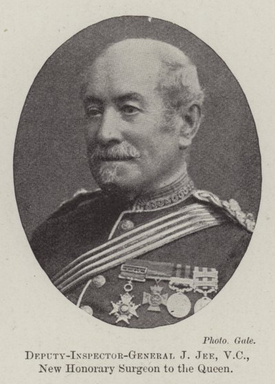 Plaatsvervangend inspecteur-generaal J Jee, VC, nieuwe erechirurg van de koningin door English Photographer