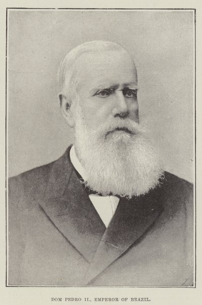 Dom Pedro II, keizer van Brazilië door English Photographer