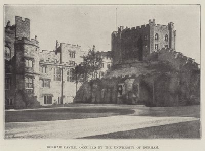 Durham Castle, bezet door de Universiteit van Durham door English Photographer
