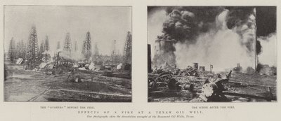 Gevolgen van een brand bij een Texaanse oliebron door English Photographer