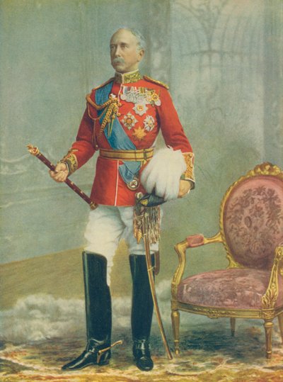 Veldmaarschalk Burggraaf Wolseley, opperbevelhebber van het leger. In de volledige dress van een veldmaarschalk door English Photographer