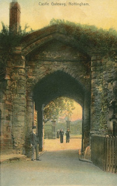 Poort, Nottingham Castle door English Photographer
