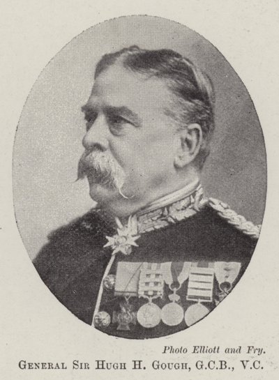 Generaal Sir Hugh H Gough, GCB, VC door English Photographer