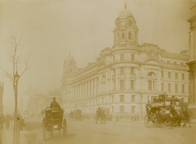 Algemeen uitzicht op het nieuwe Ministerie van Oorlog in Whitehall door English Photographer