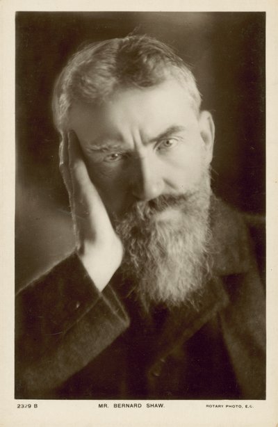 George Bernard Shaw, Ierse toneelschrijver door English Photographer