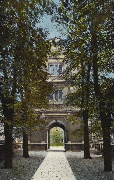 Gonville en Caius College, Poort van Deugd door English Photographer