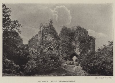 Kasteel Goodrich, Herefordshire door English Photographer