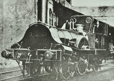 Great Eastern Railway (London & Blackwall sectie) Enkel-rijder tanklocomotief, 1860 door English Photographer