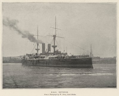 HMS Revenge door English Photographer