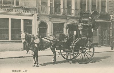 Hansom Cab, Londen door English Photographer