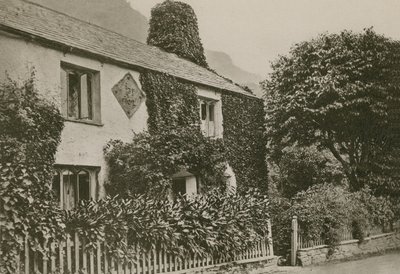 Cottage van Hartley Coleridge, Grasmere door English Photographer