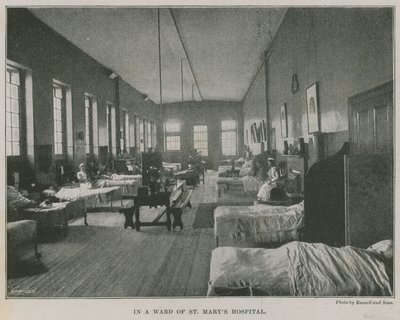 In een zaal van St Mary