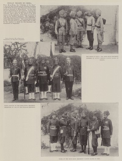 Indiase troepen in China door English Photographer
