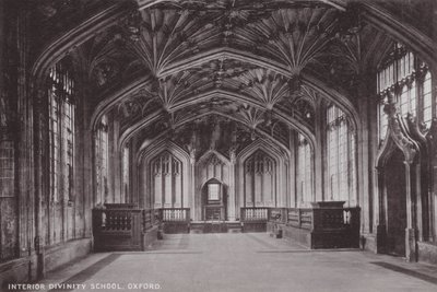 Interieur Godgeleerdheid School, Oxford door English Photographer