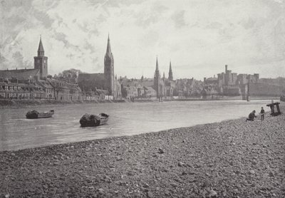 Inverness, vanaf de Rivier door English Photographer