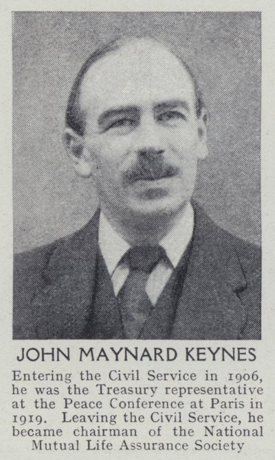 John Maynard Keynes door English Photographer