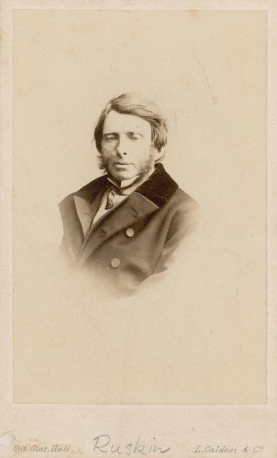 John Ruskin door English Photographer