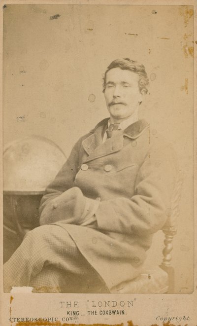 King, Stuurman van de London door English Photographer