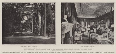Het Aankomende Bezoek van Koning Edward aan Gopsall Hall, Atherstone, de Residentie van Lord Howe door English Photographer