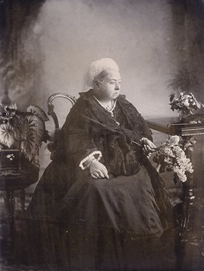 Laatste foto van Koningin Victoria in Balmoral door English Photographer