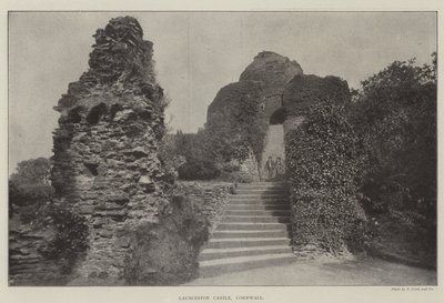 Kasteel Launceston, Cornwall door English Photographer