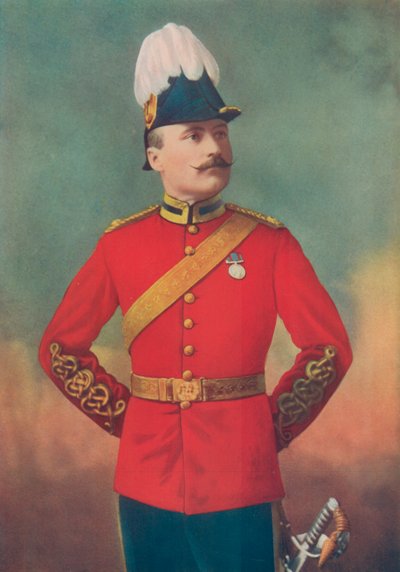 Luitenant-kolonel F. L. Lessard. Canadese bereden infanterie, Zuid-Afrika door English Photographer
