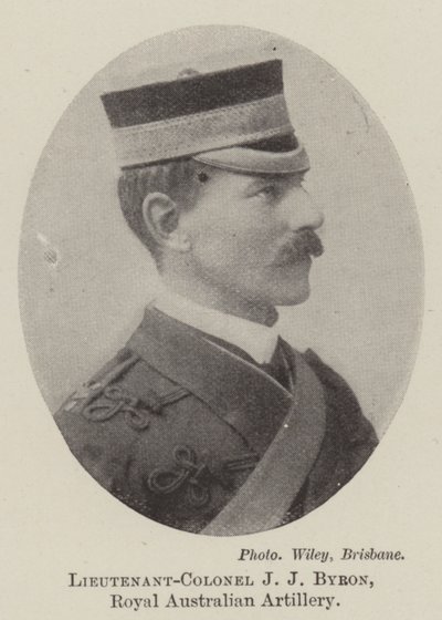 Luitenant-Kolonel J. J. Byron, Koninklijke Australische Artillerie door English Photographer