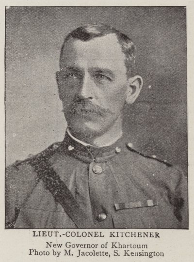 Luitenant-kolonel Kitchener door English Photographer