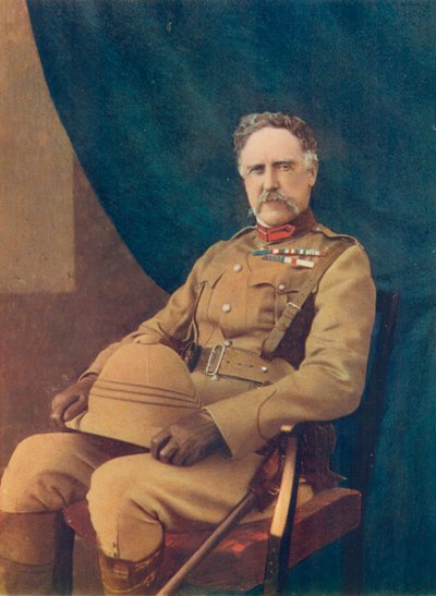 Luitenant-generaal de Hon. N. G. Lyttelton. Commandant van de Vierde Brigade in Zuid-Afrika door English Photographer