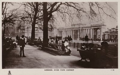 Londen, Hyde Park Corner door English Photographer