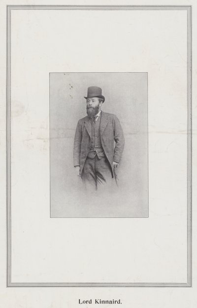 Lord Kinnaird door English Photographer