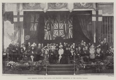 Opening van de Marine- en Militaire Tentoonstelling in het Crystal Palace door Lord Roberts door English Photographer