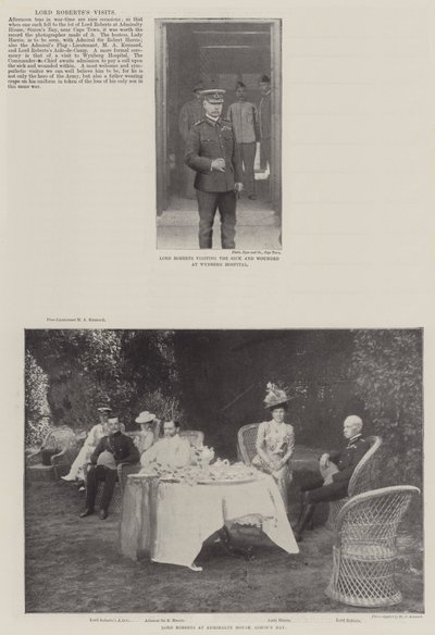 Bezoeken van Lord Roberts door English Photographer