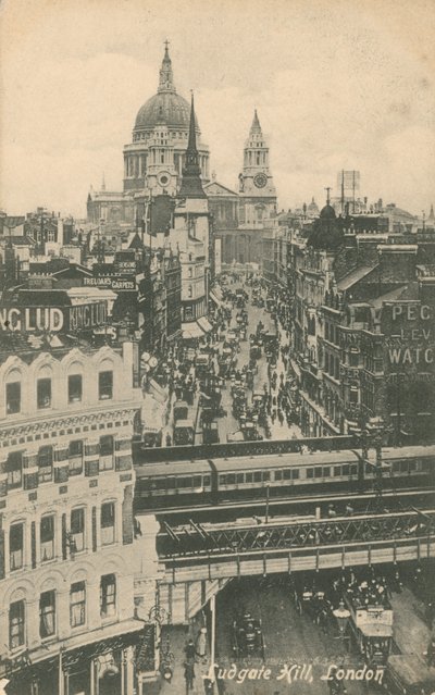 Ludgate Hill, Londen door English Photographer