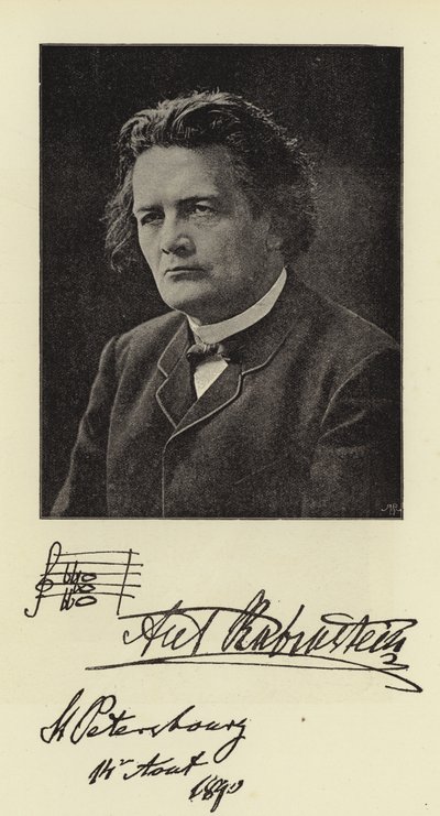 M Anton Rubinstein door English Photographer