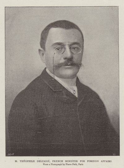 M Theophile Delcasse, Franse minister van Buitenlandse Zaken door English Photographer
