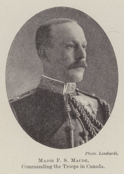 Majoor F S Maude, bevelhebber van de troepen in Canada door English Photographer