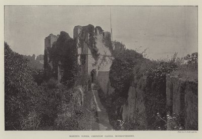Martins Toren, Chepstow Kasteel, Monmouthshire door English Photographer