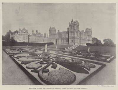 Mentmore Towers, nabij Leighton Buzzard, Buckinghamshire, de Residentie van Lord Rosebery door English Photographer